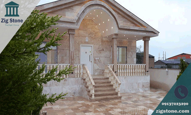 سنگ نمای ویلایی مرمر