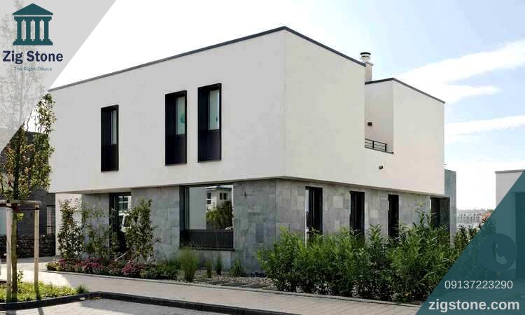 مدل های سنگ نمای سفید