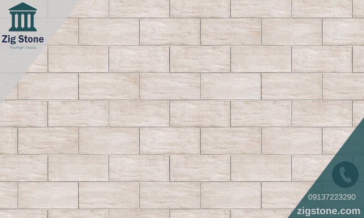 انواع مدل سنگ نمای سفید