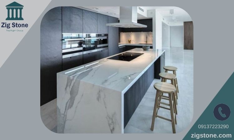 سنگ جزیره آشپزخانه کوارتز