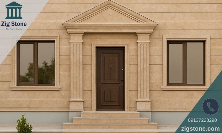 سنگ تراورتن حاجیآباد برای نما ساختمان